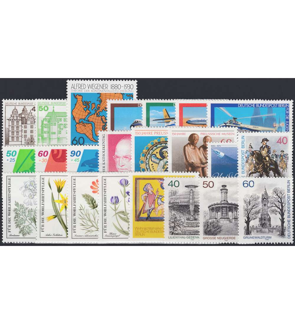 Berlin - Jahrgang 1980 postfr. komplett