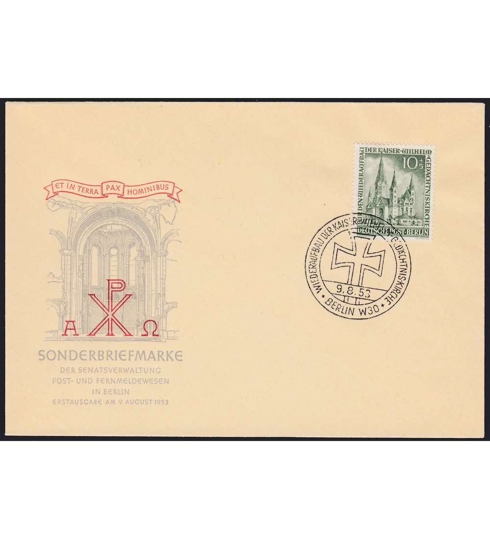 Berlin Nr. 107 FDC             Gedchtniskirche