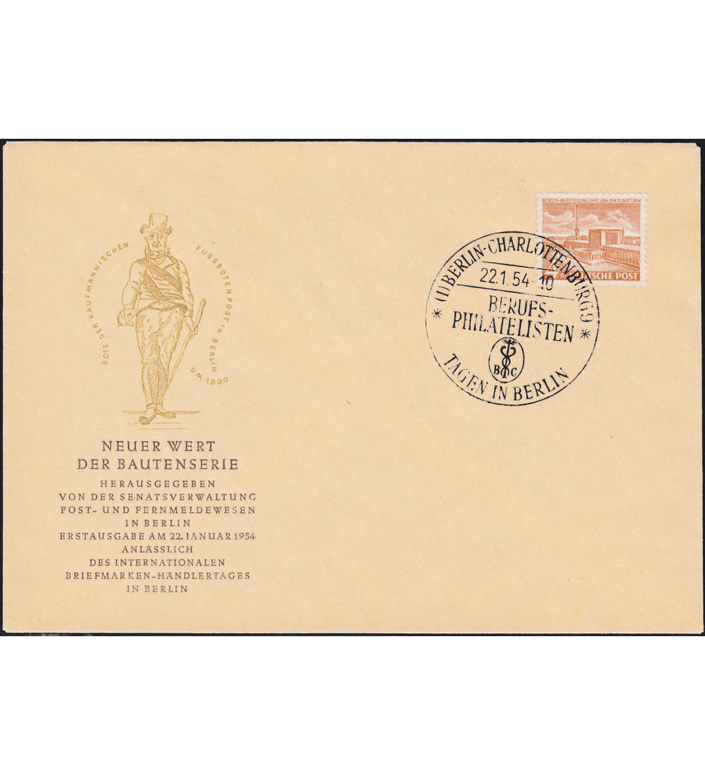 Berlin Nr. 112 FDC             Bauten 1954