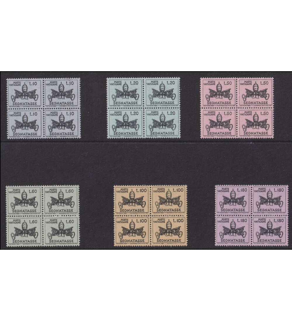 Vatikan - Portomarken Mi. 19-24