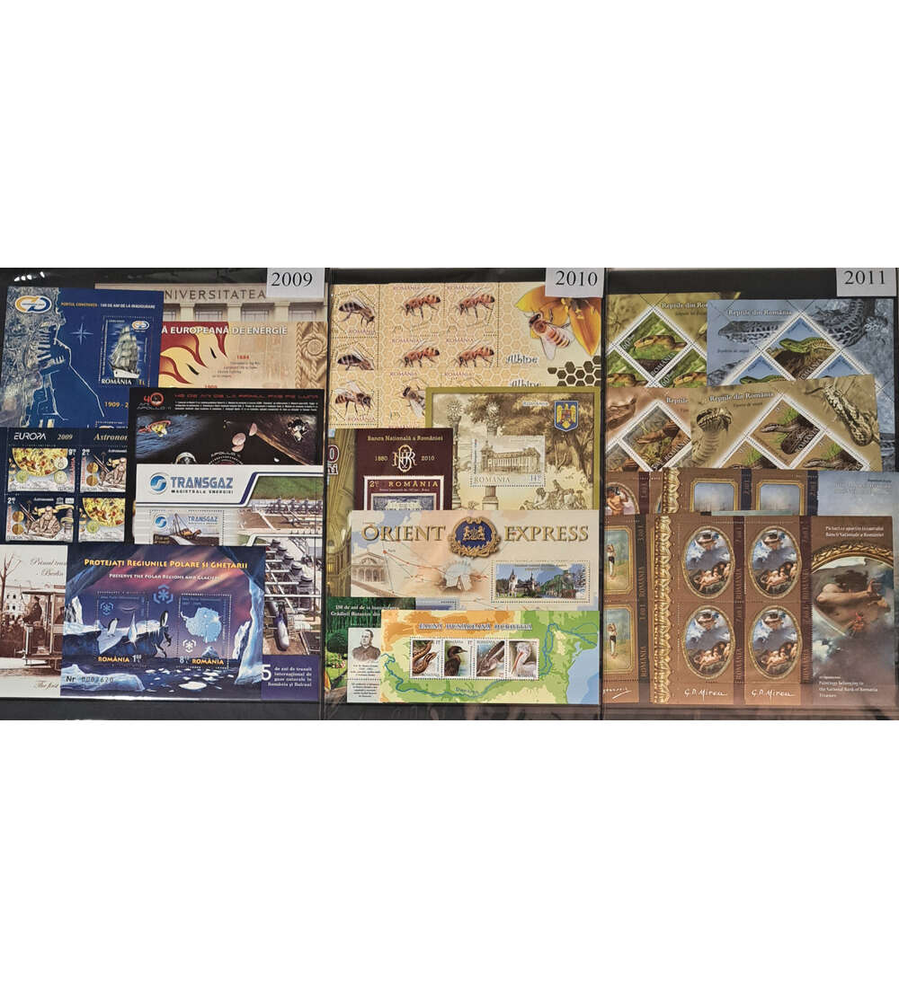Rumnien Kollektion 2009-2011 postfrisch **