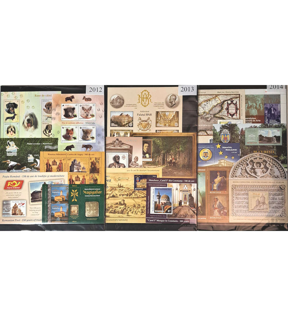 Rumnien Kollektion 2012-2014 postfrisch **