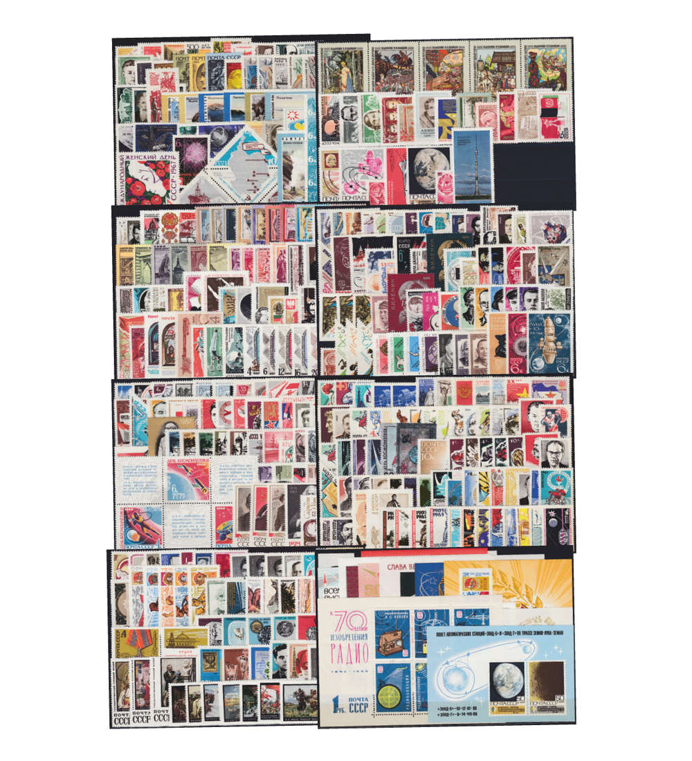 Sowjetunion-Altkollektion 1965-1969 postfrisch **