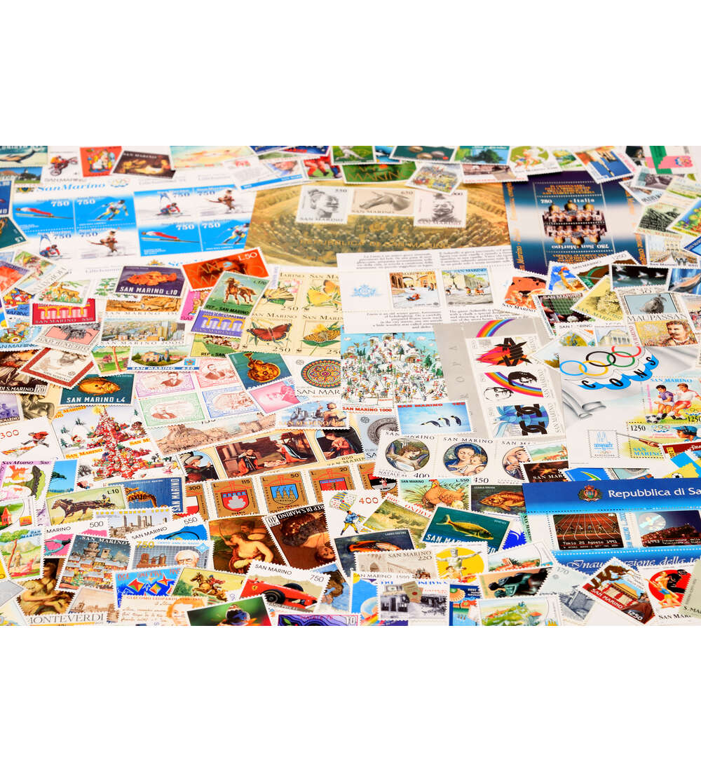 San Marino - 222 versch. kpl. Ausgaben + 7 Blocks