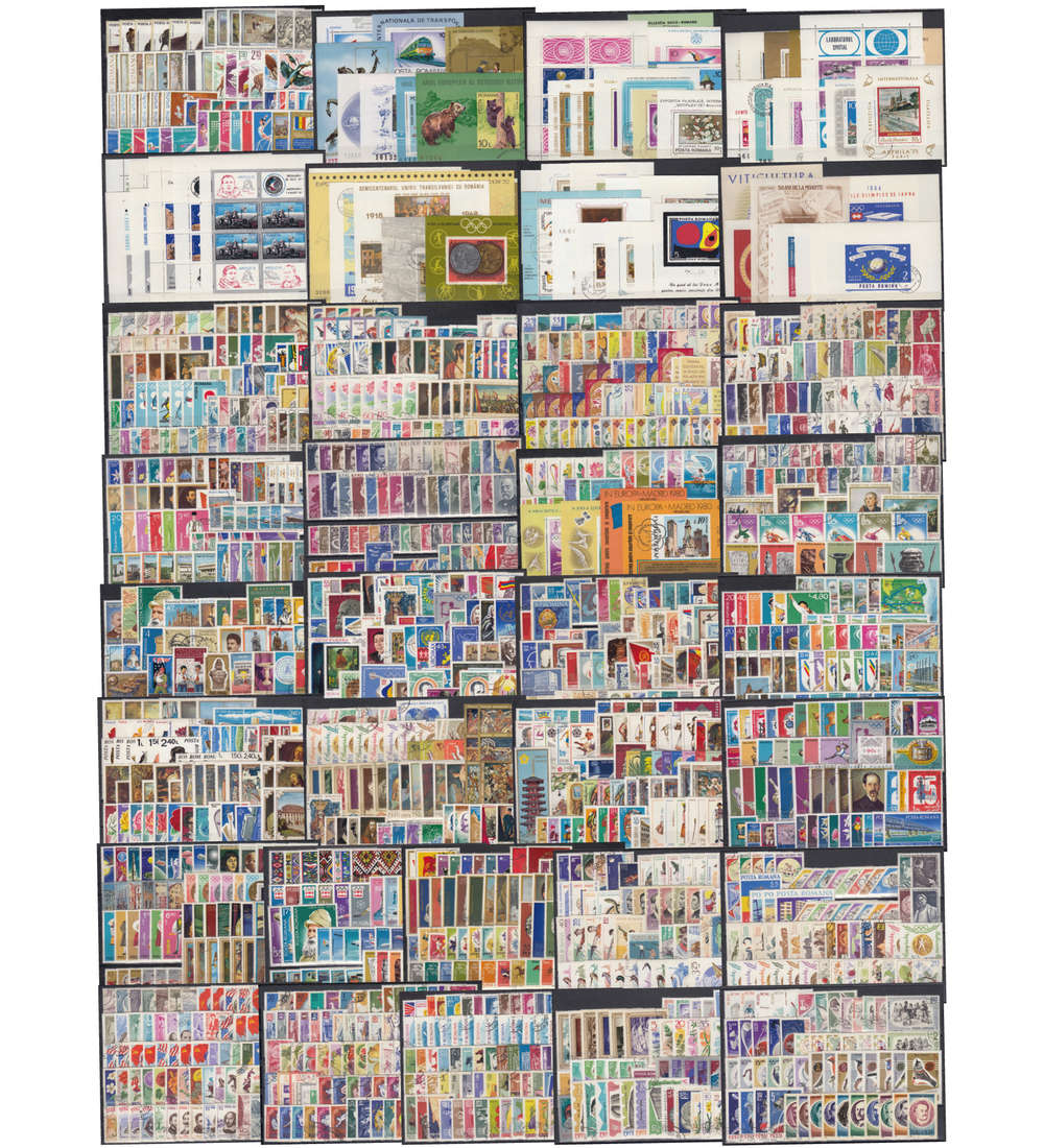 Rumnien Riesenkollektion gestempelt