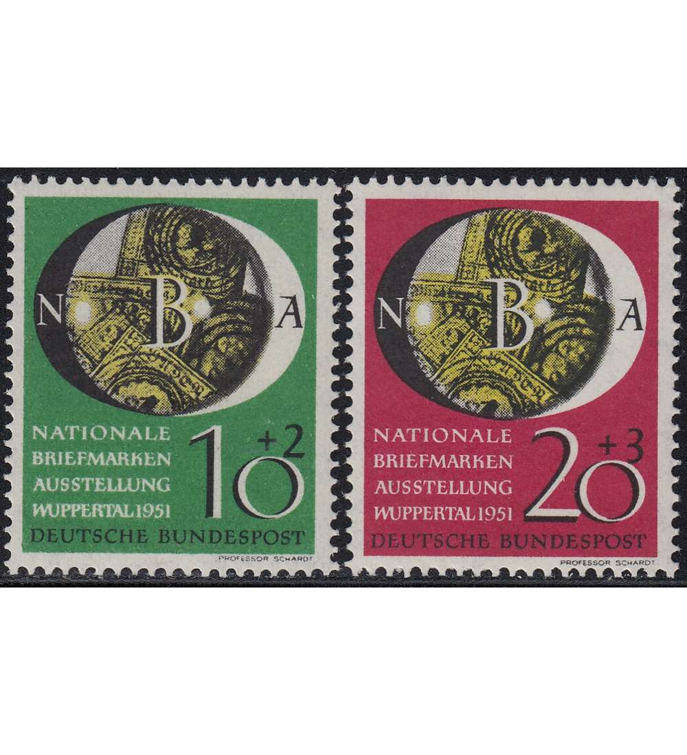 BRD Bund Nr. 141-142 postfrisch ** Wuppertal