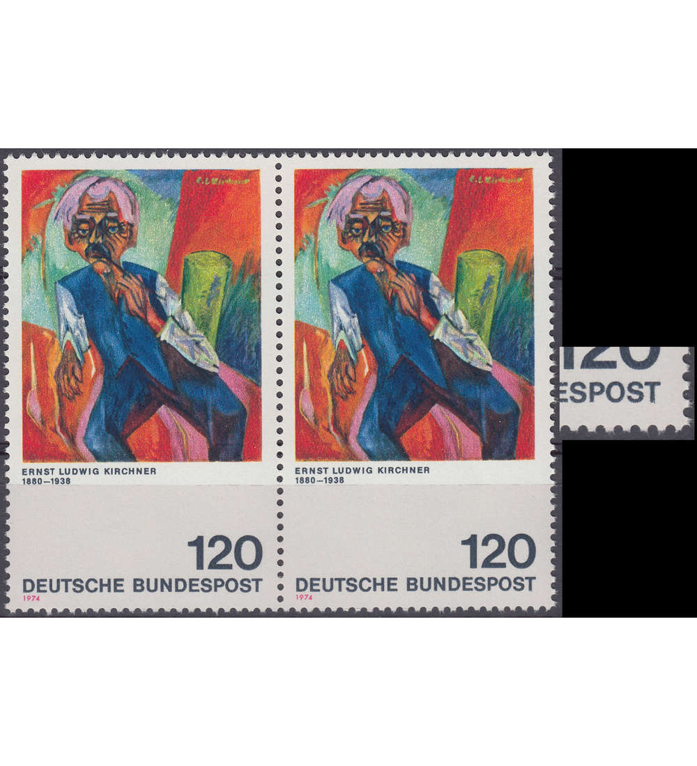 BRD Bund Nr. 823 II postfrisch ** Plattenfehler