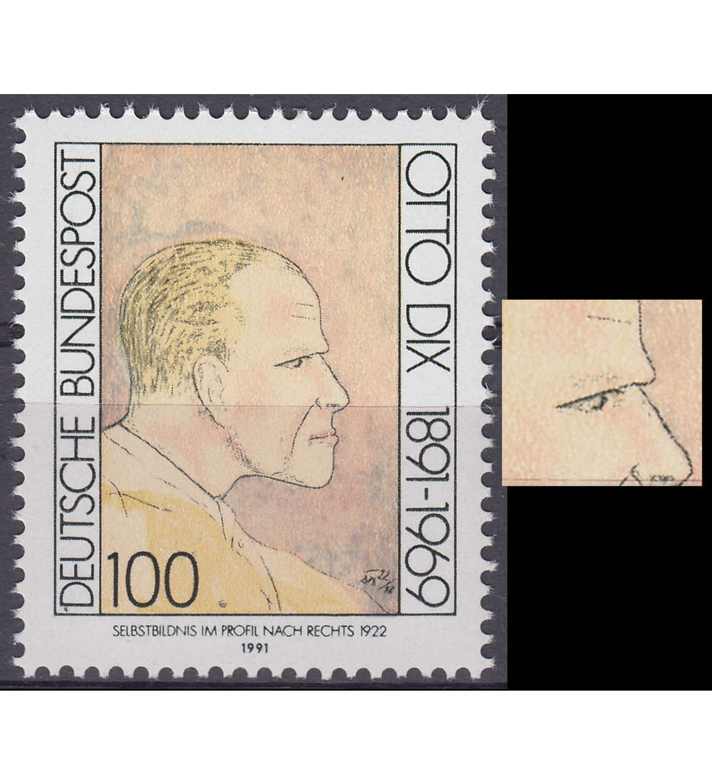 BRD Bund Nr. 1573 IV postfrisch ** Plattenfehler