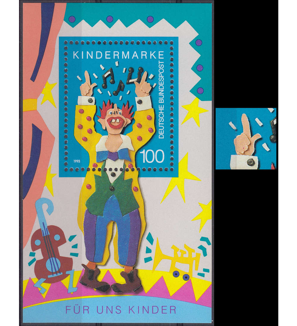 BRD Bund Block 27 I postfrisch ** Plattenfehler