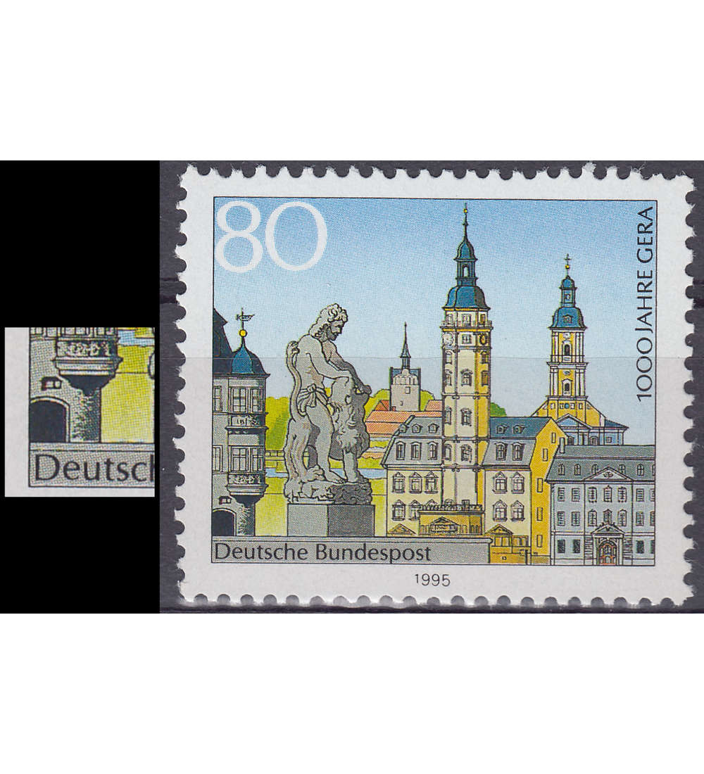 BRD Bund Nr. 1772 I postfrisch ** Plattenfehler