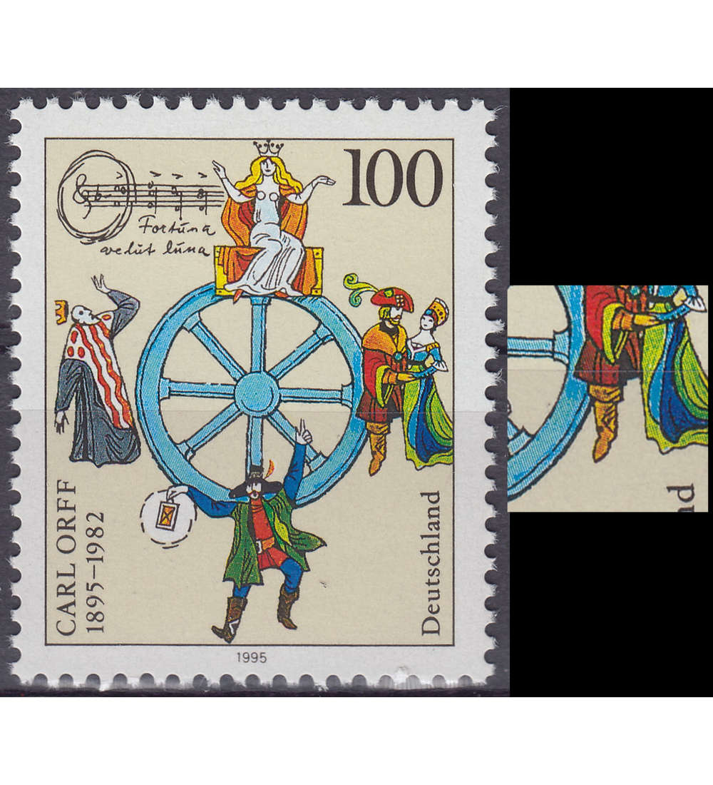 BRD Bund Nr. 1806 I postfrisch ** Plattenfehler