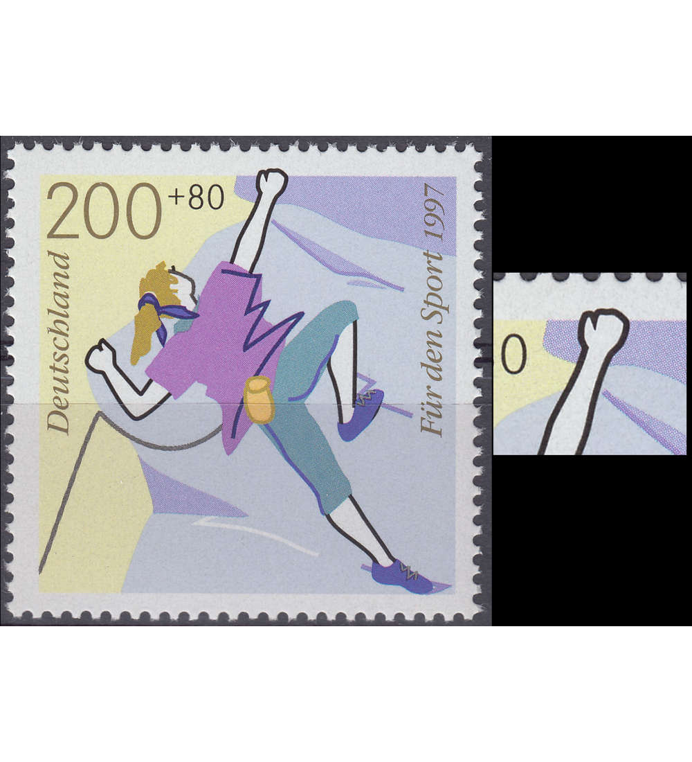 BRD Bund Nr. 1901 I postfrisch ** Plattenfehler