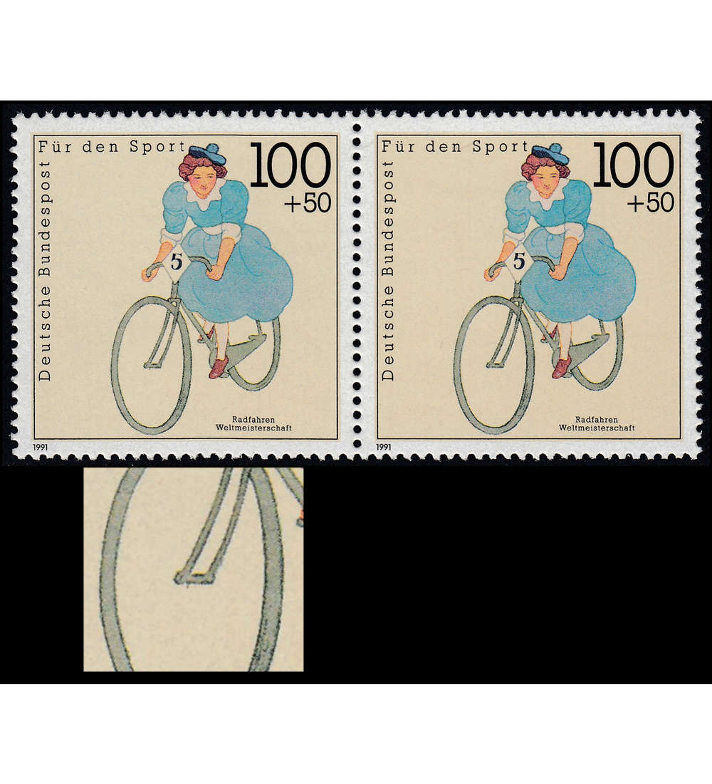 BRD Bund Nr. 1500 I postfrisch ** Plattenfehler