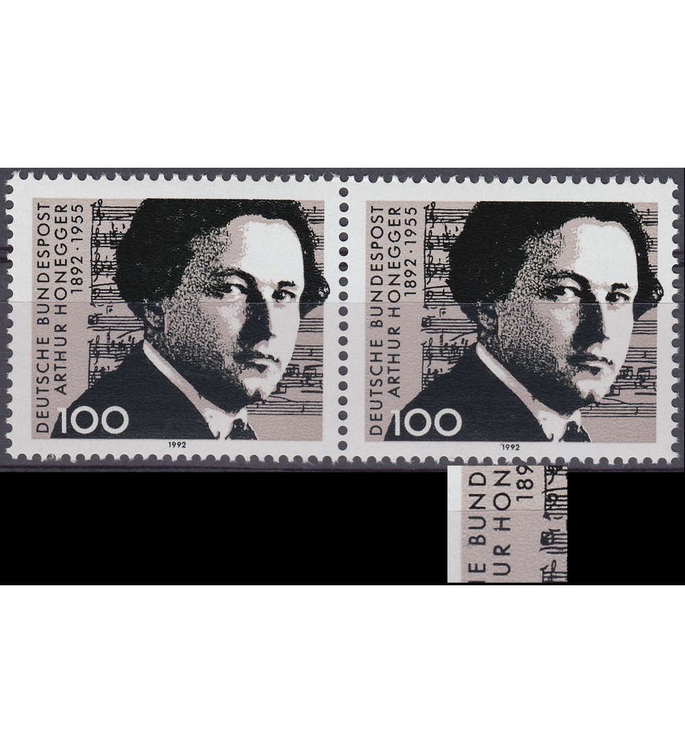 BRD Bund Nr. 1596 V postfrisch ** Plattenfehler