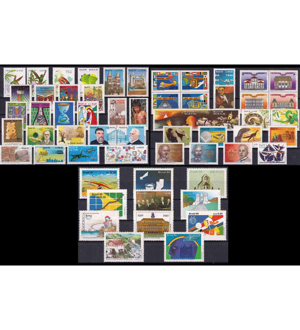 50 versch. Brasilien postfrisch