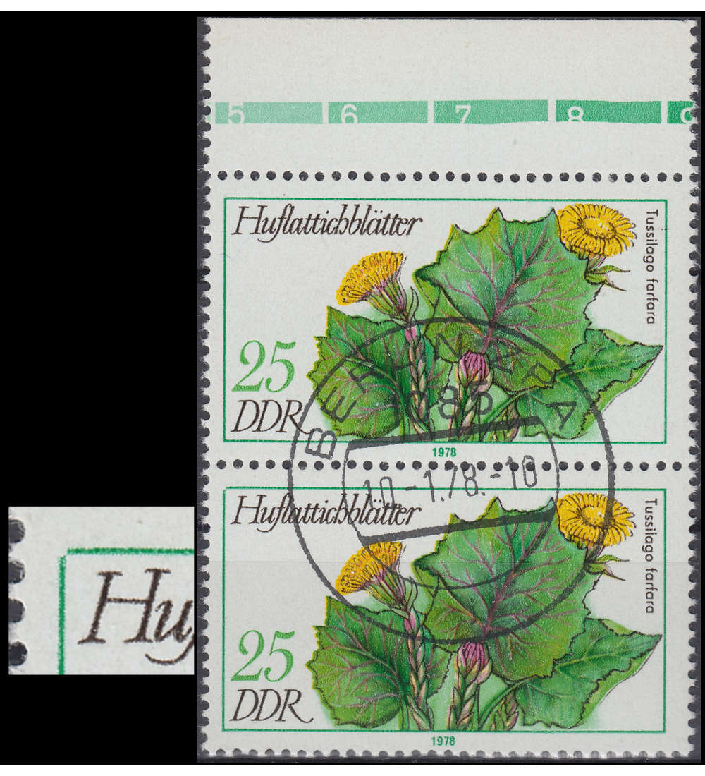 DDR Nr. 2290 I gestempelt Plattenfehler