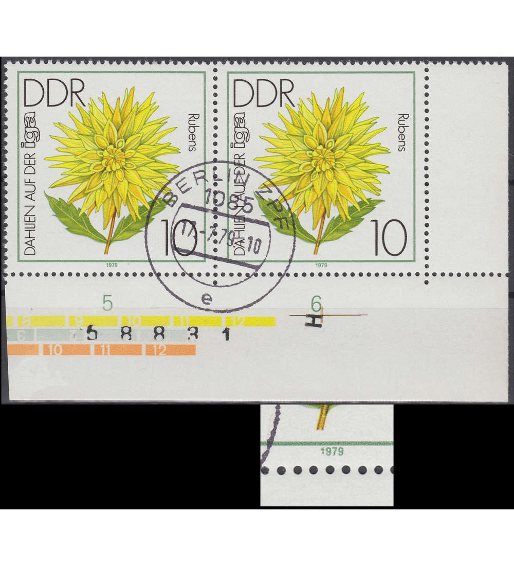 DDR Nr. 2435 I gestempelt Plattenfehler