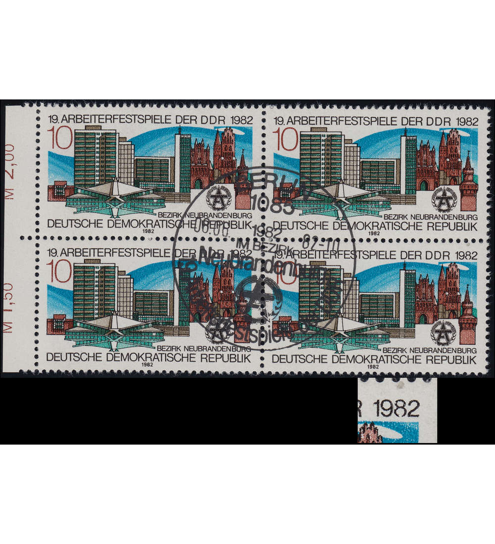 DDR Nr. 2706 I gestempelt Plattenfehler