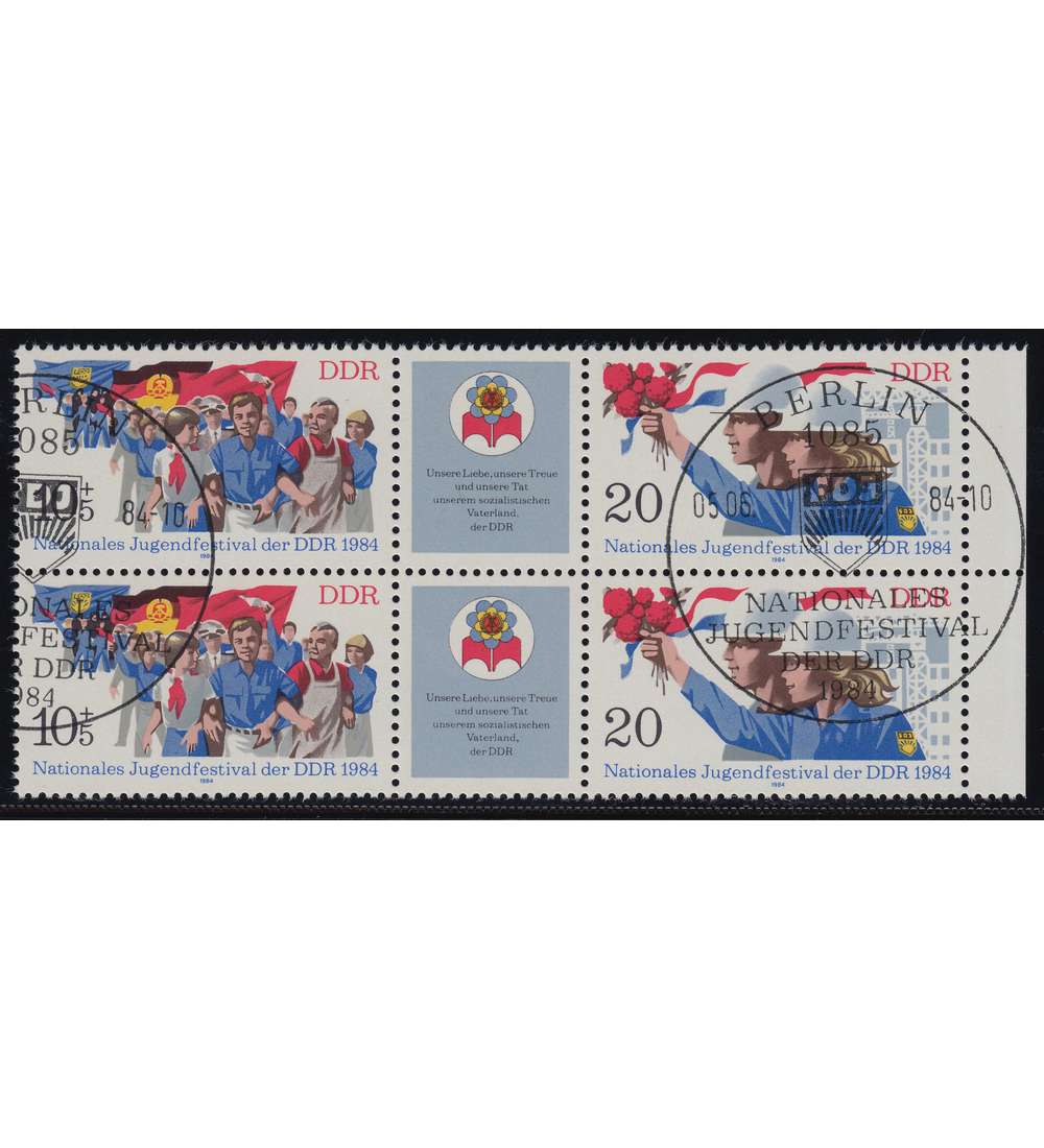 DDR Nr. 2879 I gestempelt Plattenfehler