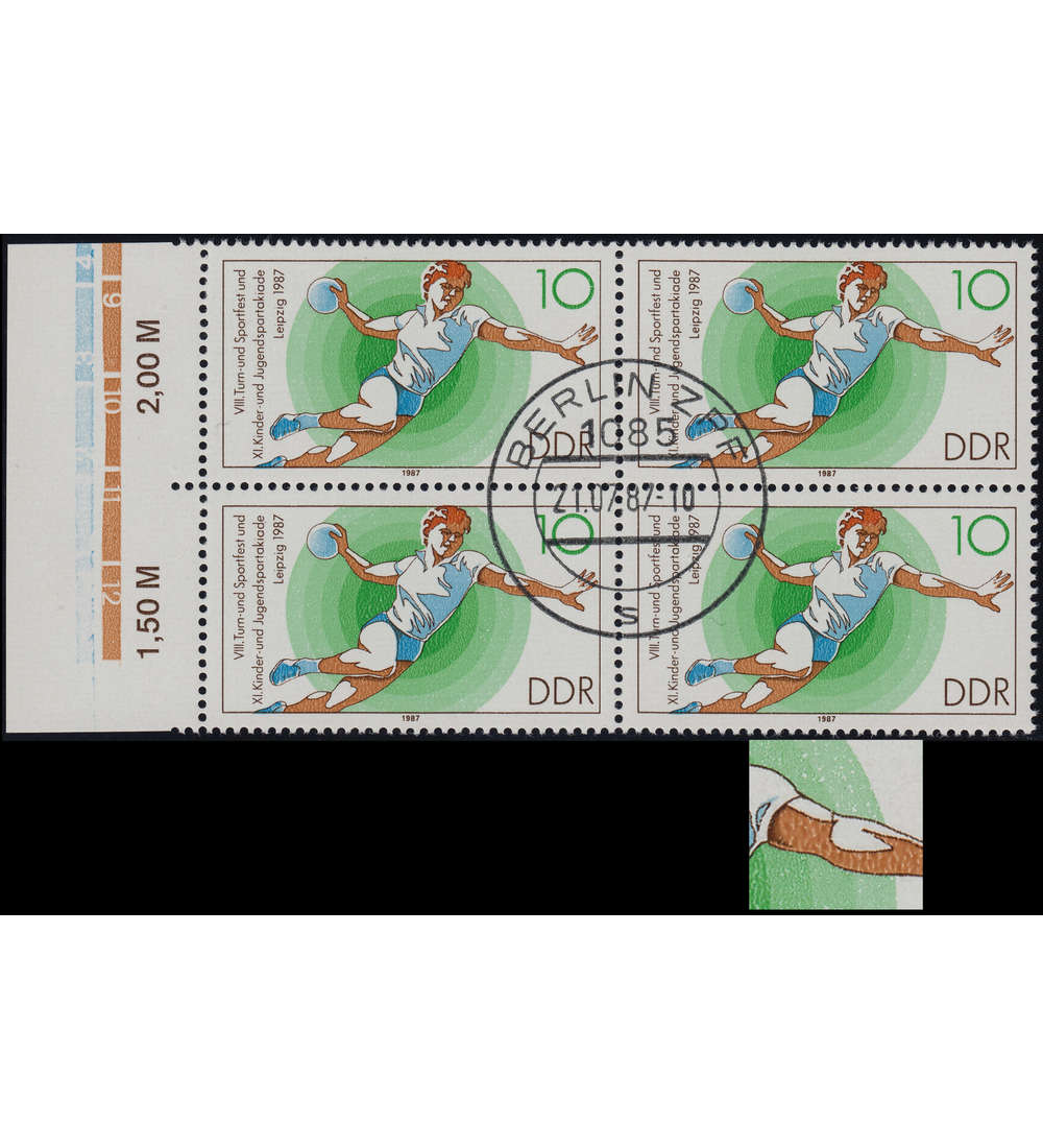 DDR Nr. 3112 I gestempelt Plattenfehler