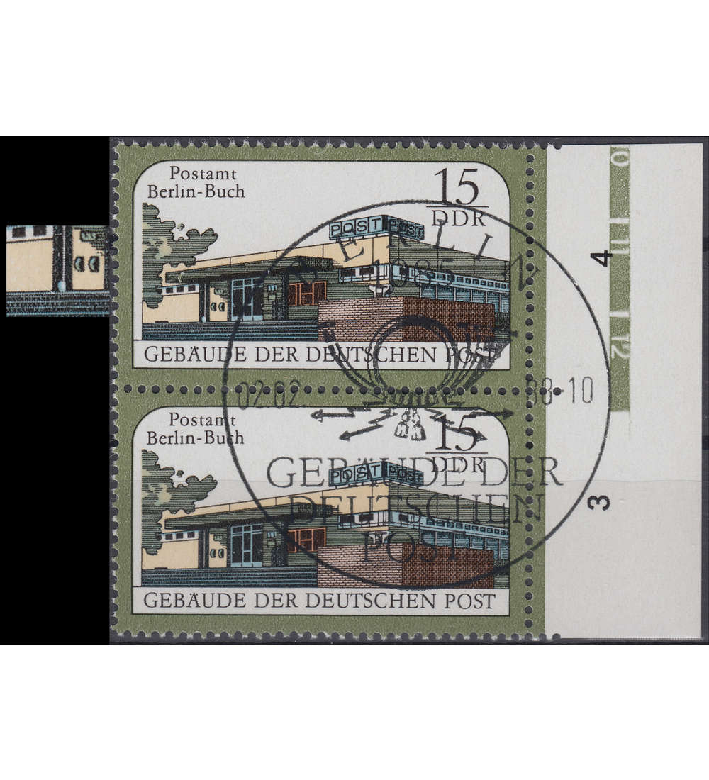 DDR Nr. 3145 I gestempelt Plattenfehler