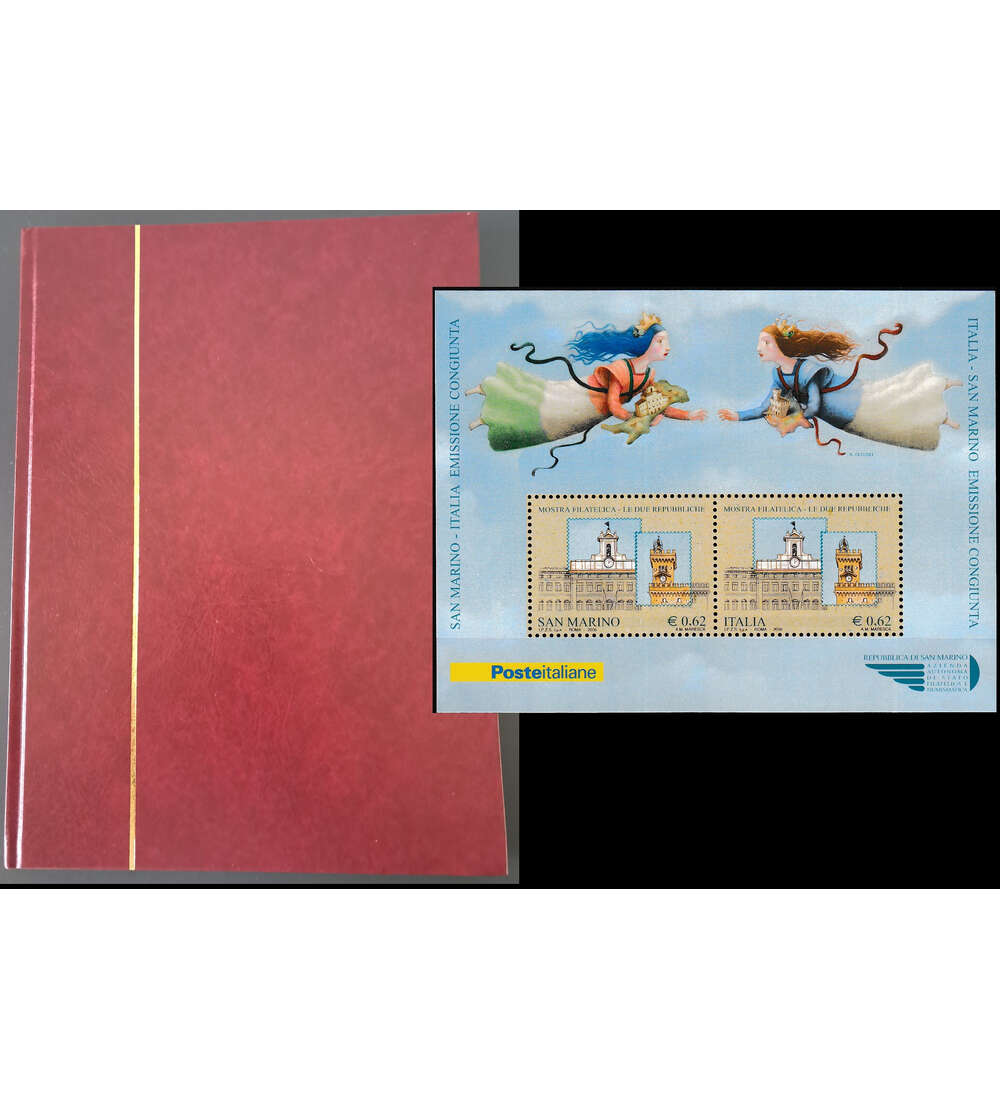 16-Seiten-Album mit San Marino Block 37