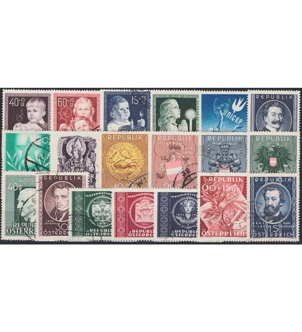 sterreich 1949 gestempelt Nr. 929-947
