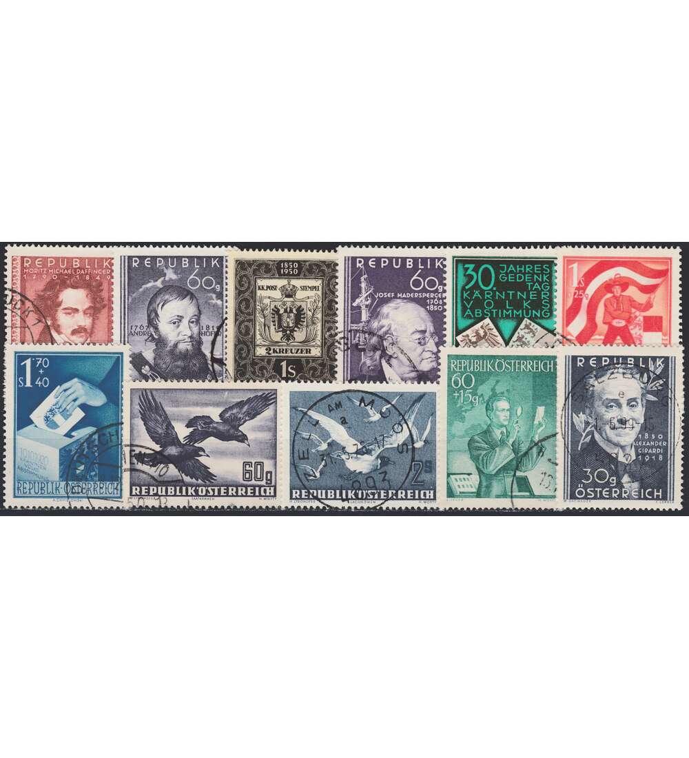 sterreich 1950 gestempelt Nr. 948-958
