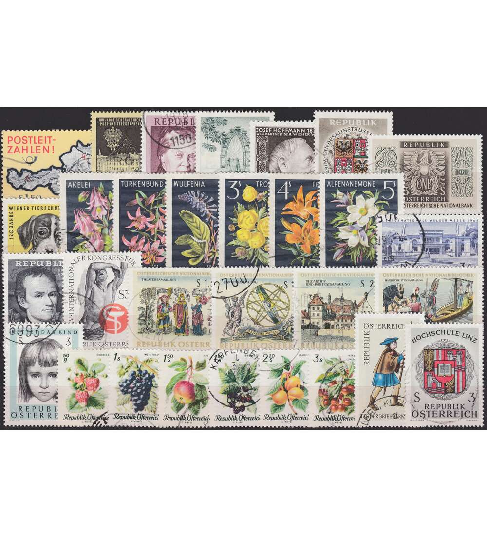 sterreich 1966 gestempelt Nr. 1201-1230