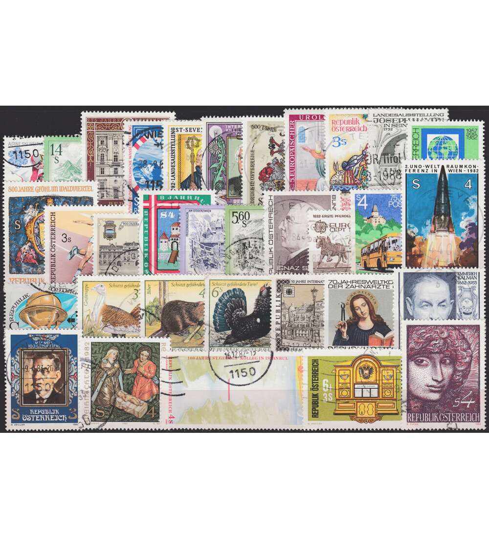 sterreich 1982 gestempelt Nr. 1695-1727