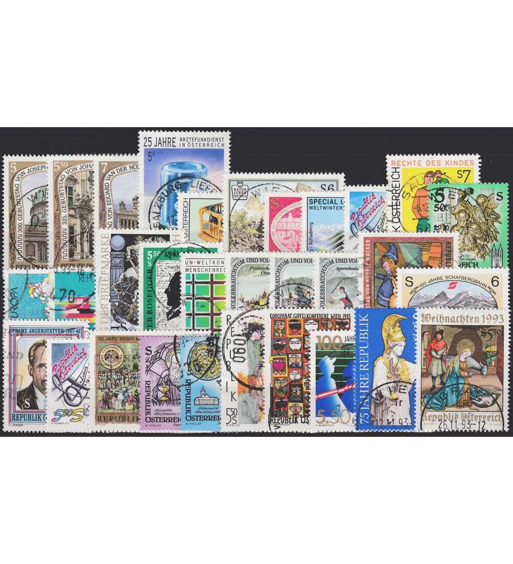 sterreich 1993 gestempelt Nr. 2084-2114