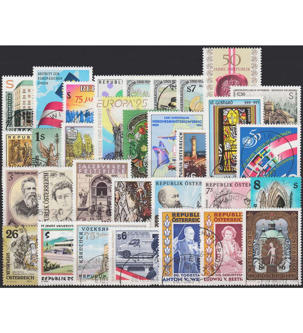 sterreich 1995 gestempelt Nr. 2145-2176