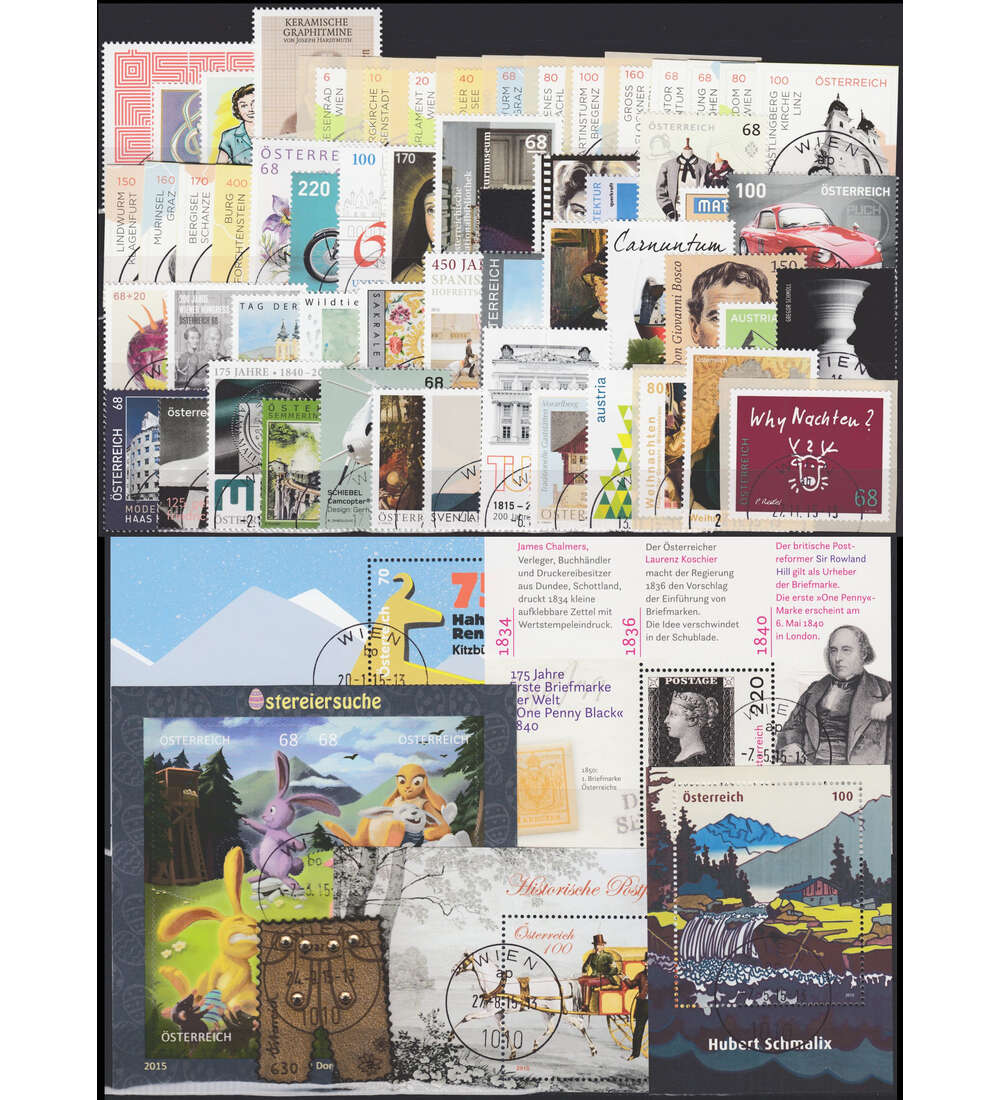 sterreich 2015 gestempelt Nr. 3177- Block 84