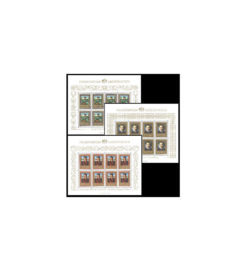 Liechtenstein Nr. 881-883 ** Kleinbogen Gemlde