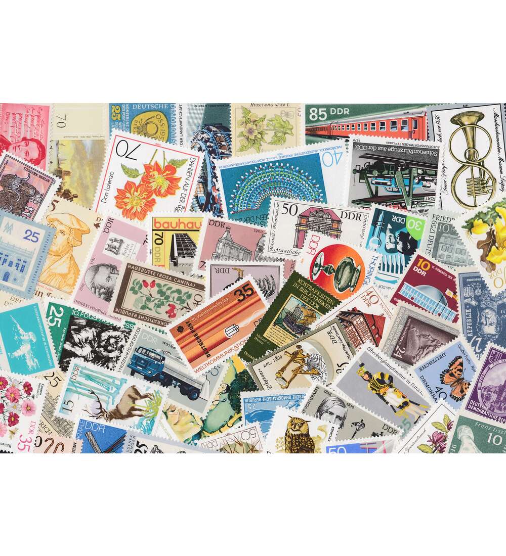 DDR Hoch- und Sperrwerte 50 verschiedene postfrisch **
