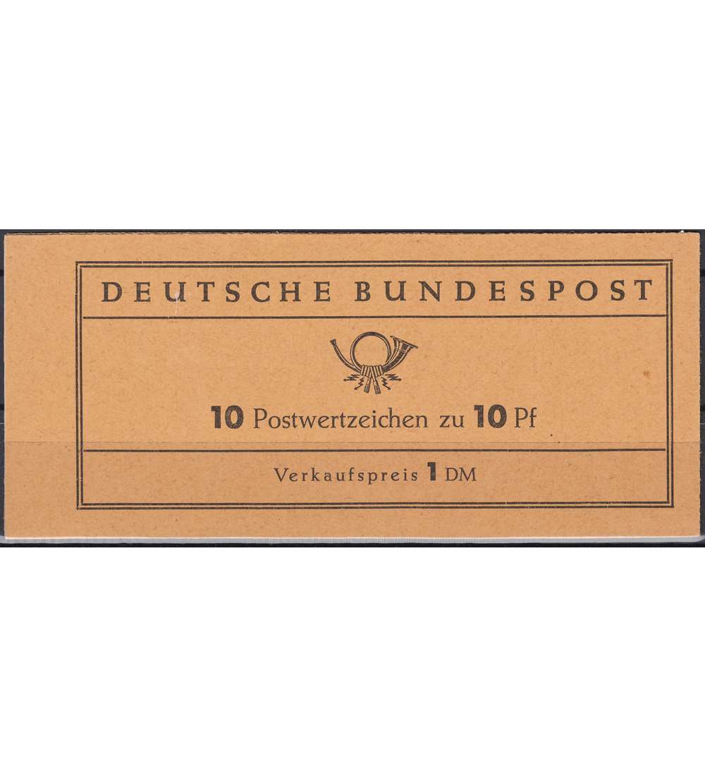 BRD Bund Markenheft Nr. 6fa         Heuss 1960