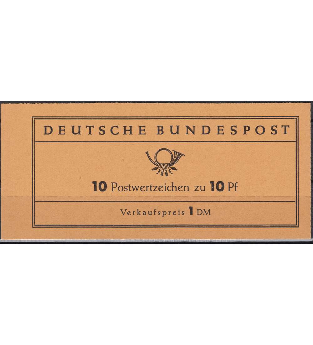 BRD Bund Markenheft Nr. 6fb         Heuss 1960