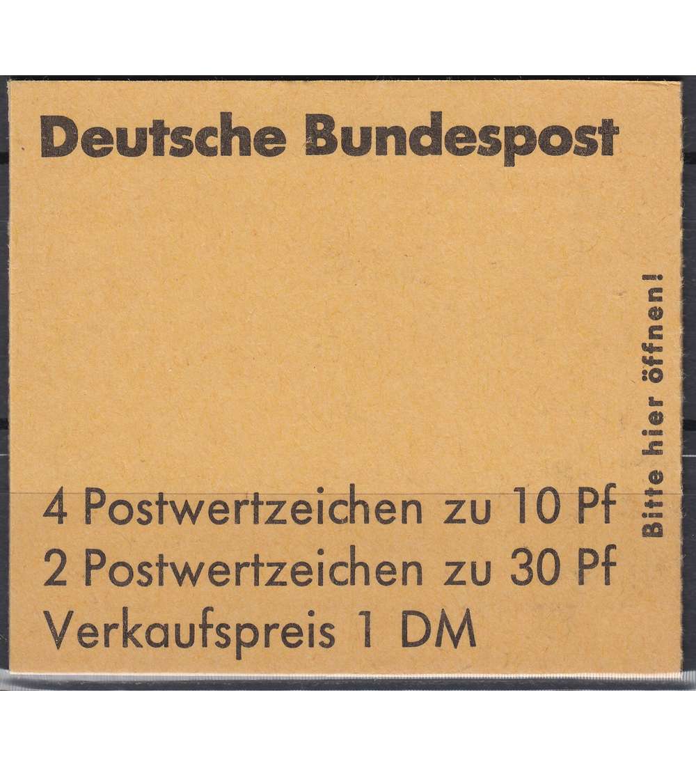 BRD Bund  Markenheft Nr. 16c         Unfallverhtung 1972 I