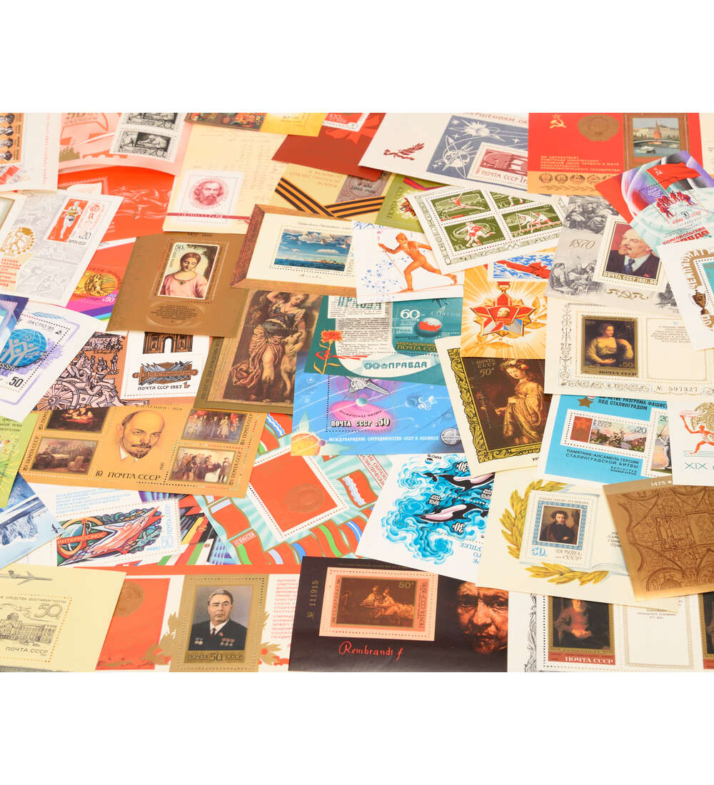 SOWJETUNION BLOCKS POSTFRISCH - 100 VERSCHIEDENE