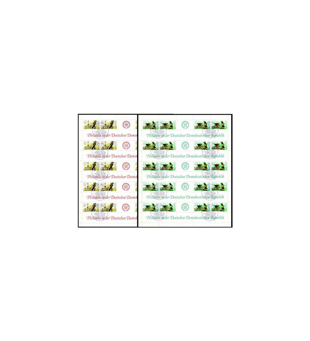 DDR Magdeburg-Bogen Nr. 3265-3266 mit ESST