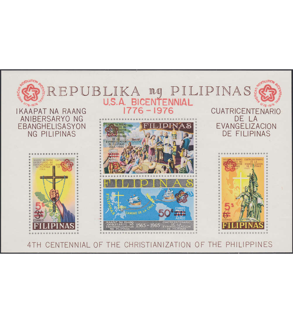 111 Blocks mit Philippinen Block 9b