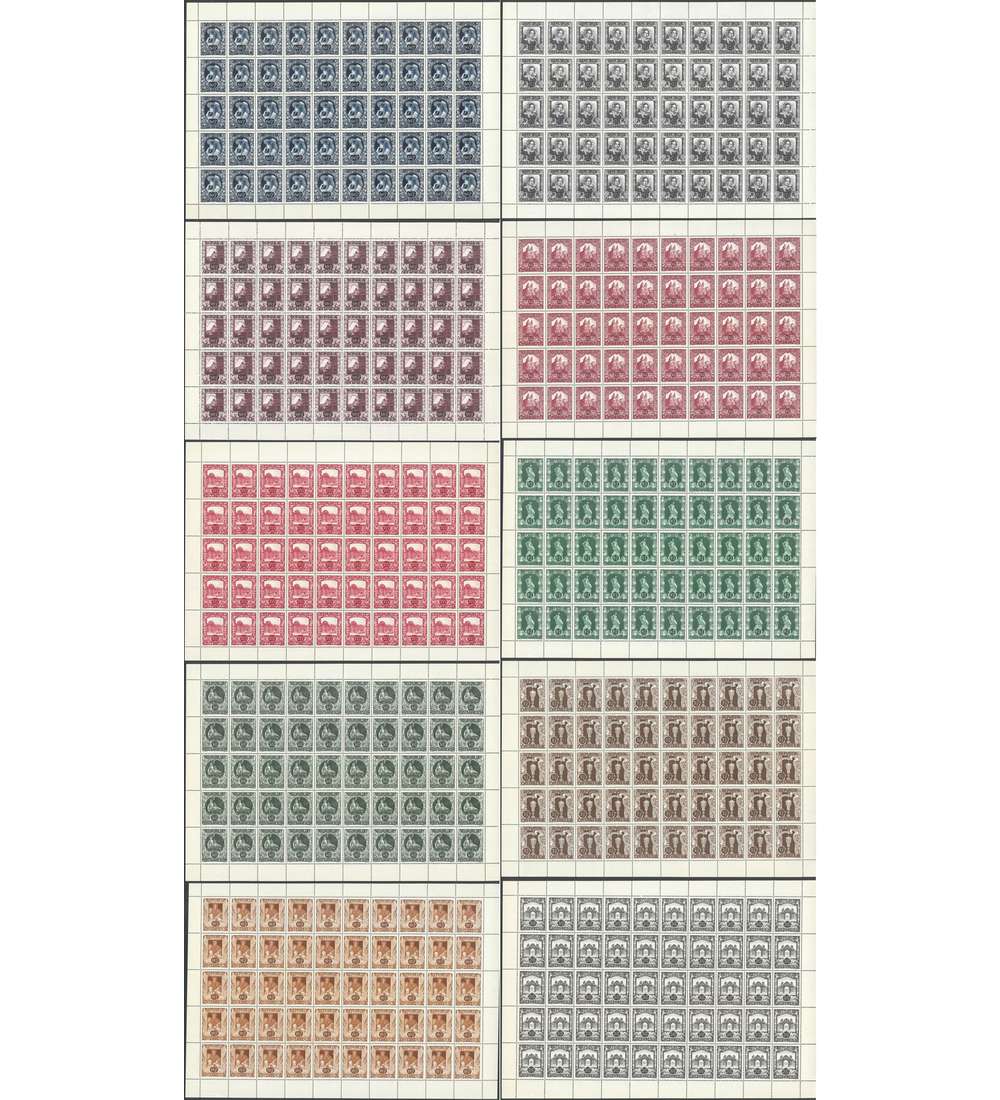 sterreich Nr. 812-821 postfrisch ** Bogensatz