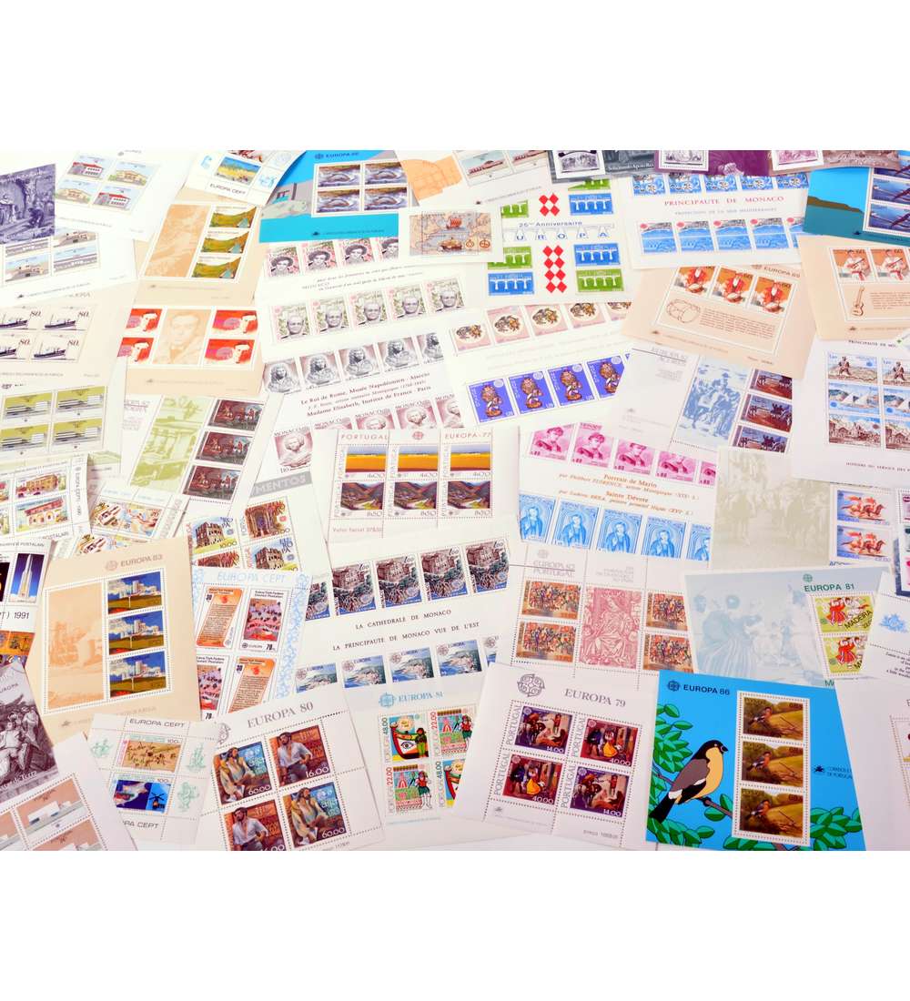 Europa CEPT Block Sammlung im 32 Seiten Album