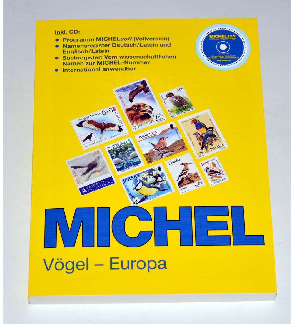 MICHEL Briefmarkenkatalog Vgel - Europa 1.Auflage NEU mit CD