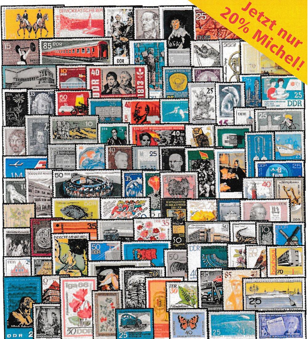 DDR Sperr- und H�chstwerte postfrisch - 100 verschiedene