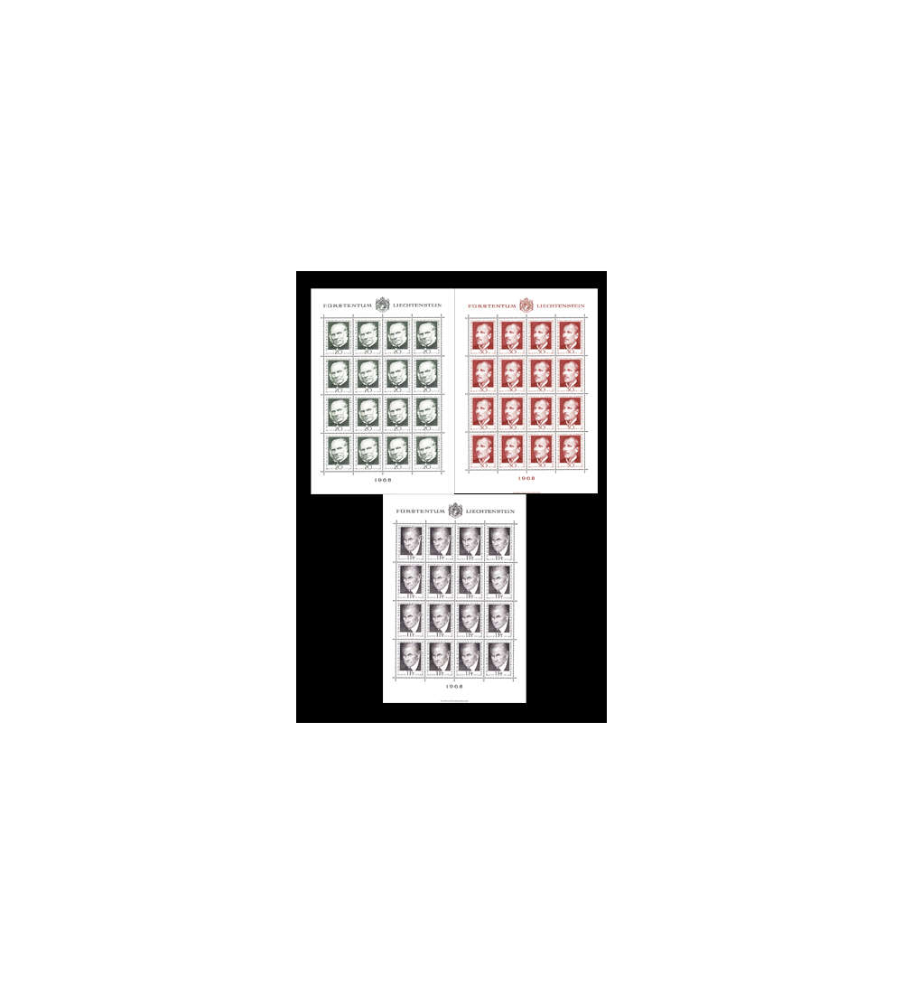 Liechtenstein Nr. 503-505 postfrisch ** Bogensatz
