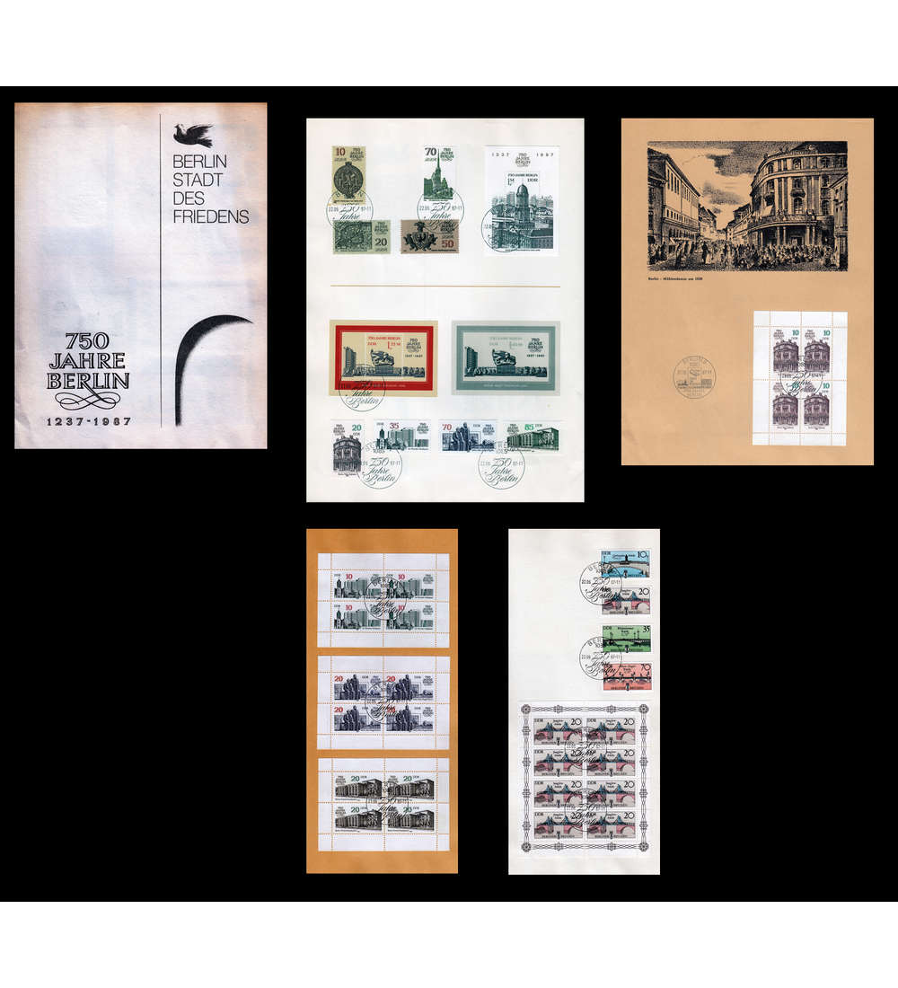 DDR Klappfolder 750 Jahre Berlin