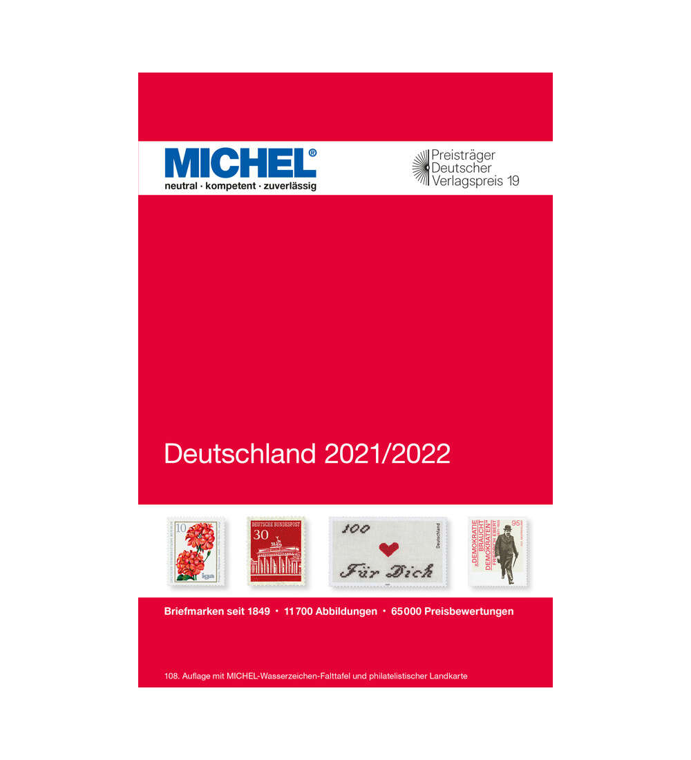 Michel Deutschland 2021/2022 in Farbe