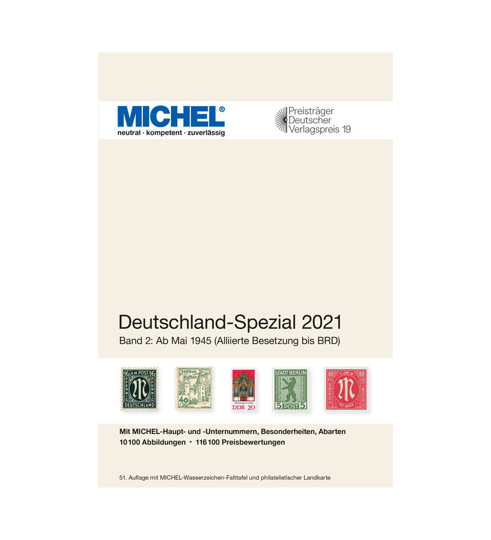 MICHEL Katalog Deutschland-Spezial 2021 Band 2 in Farbe