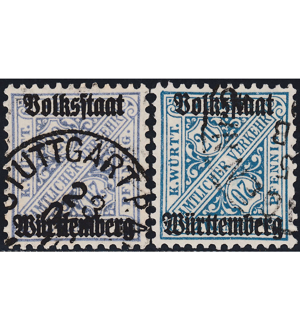 Wrttemberg Nr. 264 a+c gest.